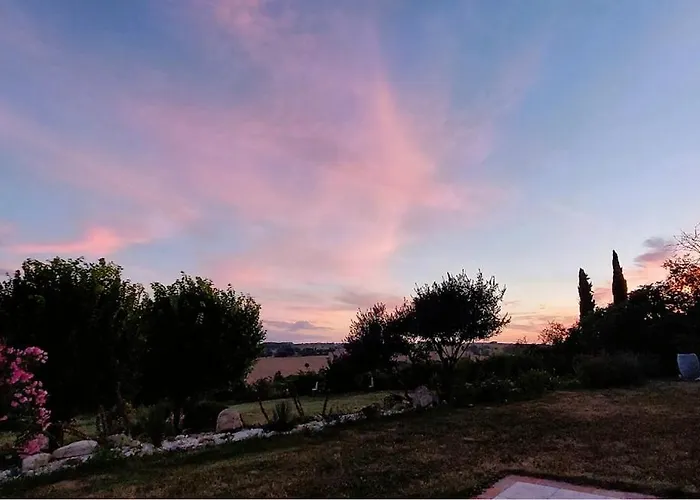 Maison Gasconne, 6 Chambres, Piscine 14x5, Vue Sur Les Vignobles * Castelnau-sur-lʼAuvignon