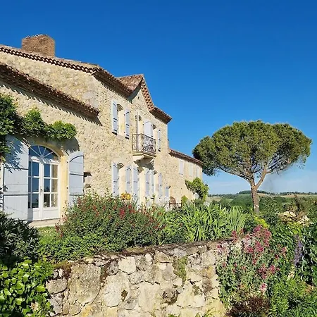 Maison Gasconne, 6 Chambres, Piscine 14x5, Vue Sur Les Vignobles