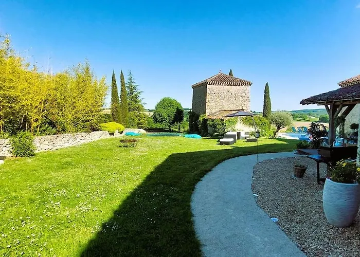 Villa Maison Gasconne, 6 Chambres, Piscine 14x5, Vue Sur Les Vignobles *